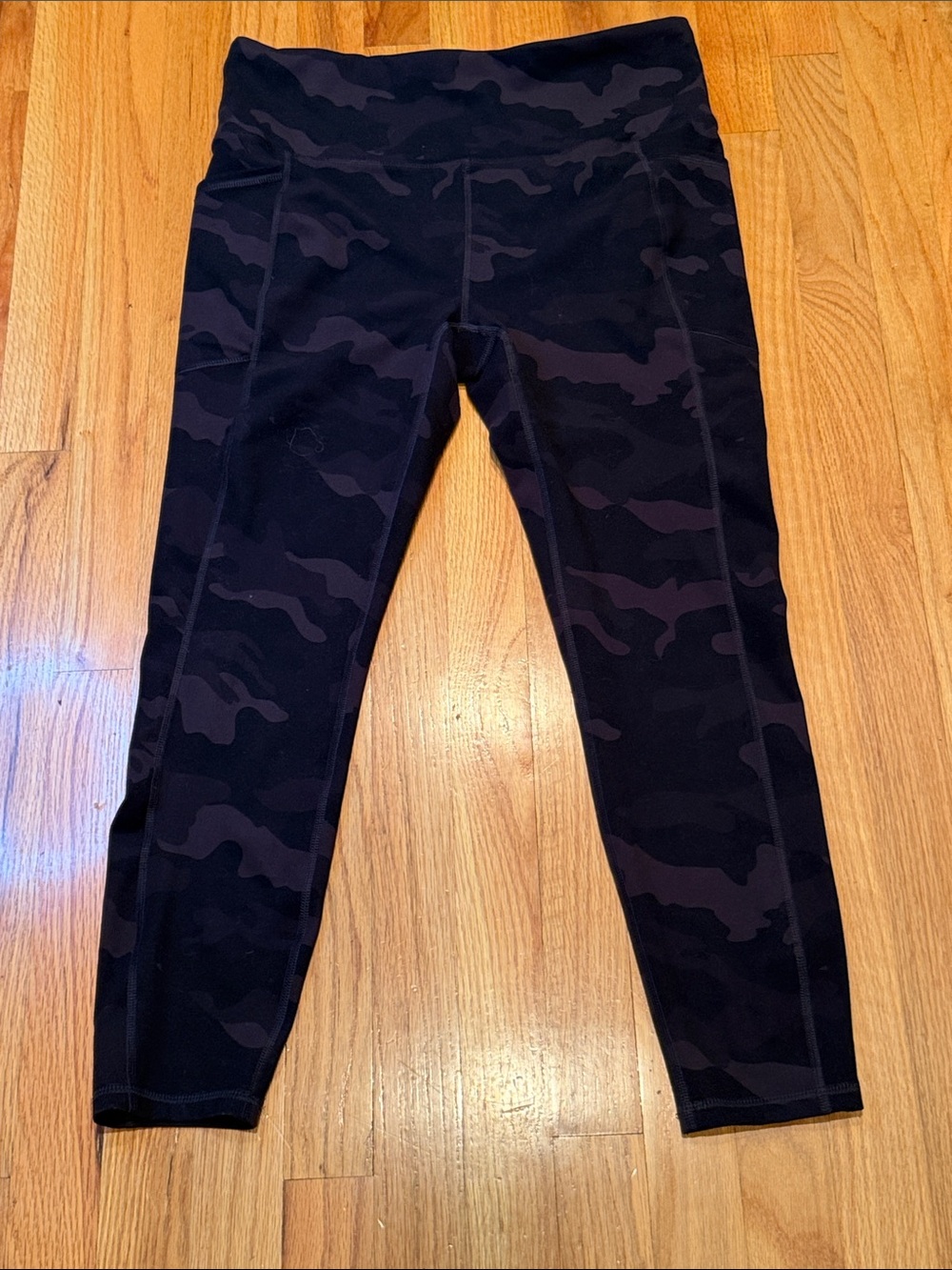 RBX Women's XL Black Camoflauge Camo Active Exercise Workout Leggings